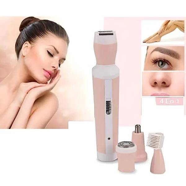Click to Buyz 4-in-1 Women’s Shaver Trimmer – Face, Nose, Eyebrow & Body Hair Remover